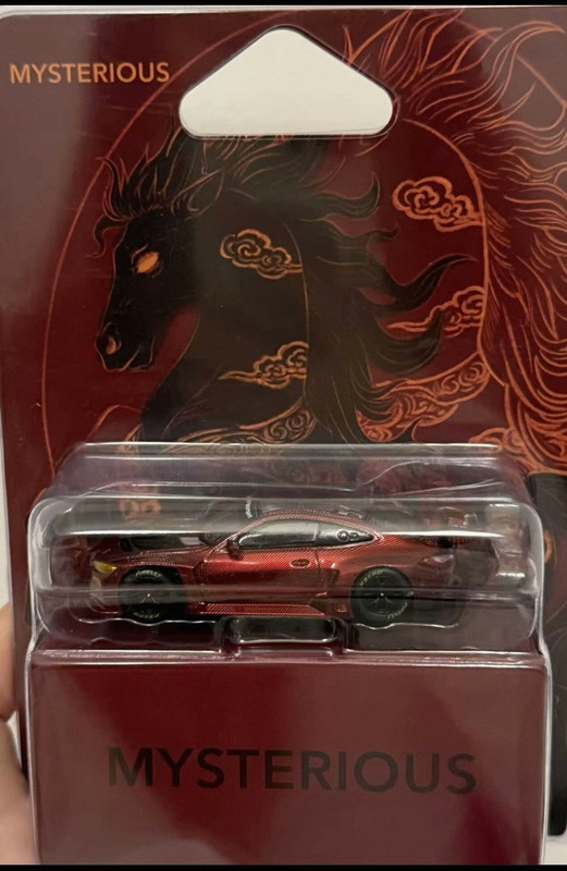 Mysterious1:64 Full Carbon M4Gt3 Year of the Horse Limited Edition (Red) Simulation Car Model