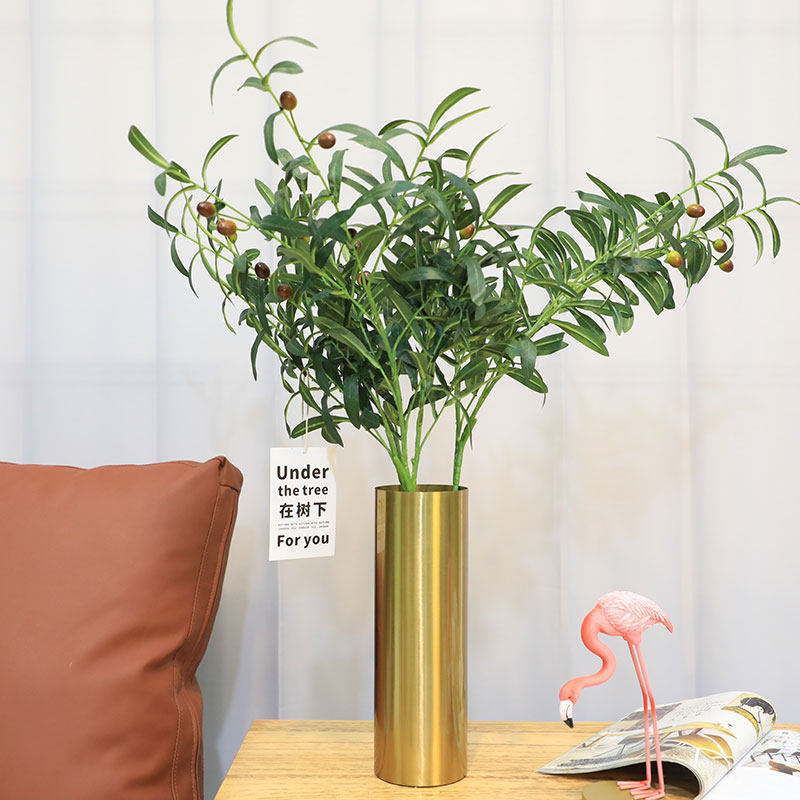 Frankfurt style Noah simulation olive branch ins Wind 10 Fork Big branch wedding decoration scene layout