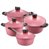 South Korea imported multi-functional open flame induction cooker gas universal soup pot milk pot double-handled soup pot hot pot stew pot