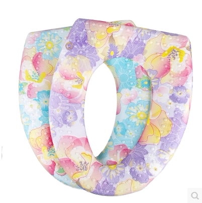 Waterproof toilet cushion Four Seasons universal home adhesive sitting toilet cover O U-shaped sitting poo cushion toilet Circle cold sitting poop lap
