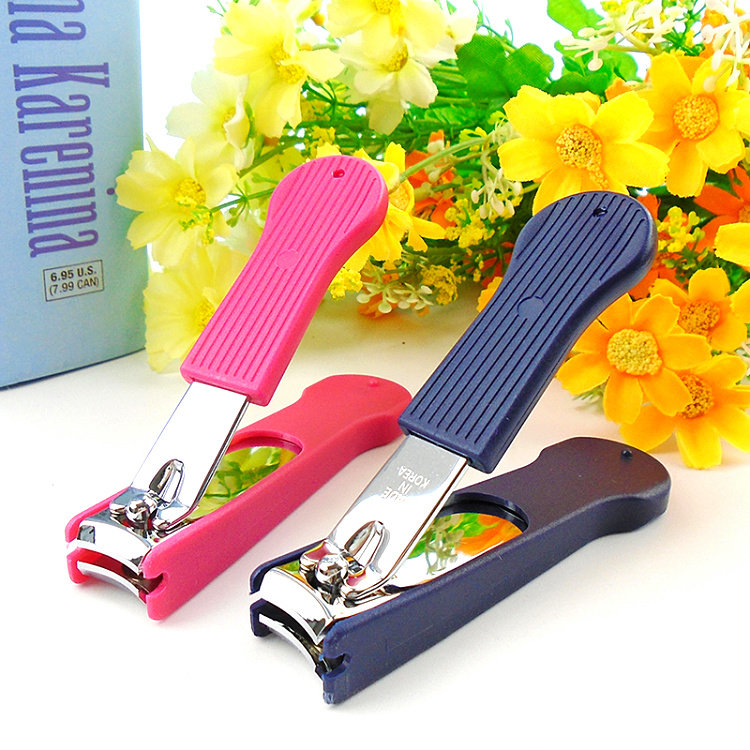 Korean Cartoon 777 Mickey Mouse Stainless Steel Nail Scissors Nail Scissors Manicure Repair Nail Tools Single Scissors