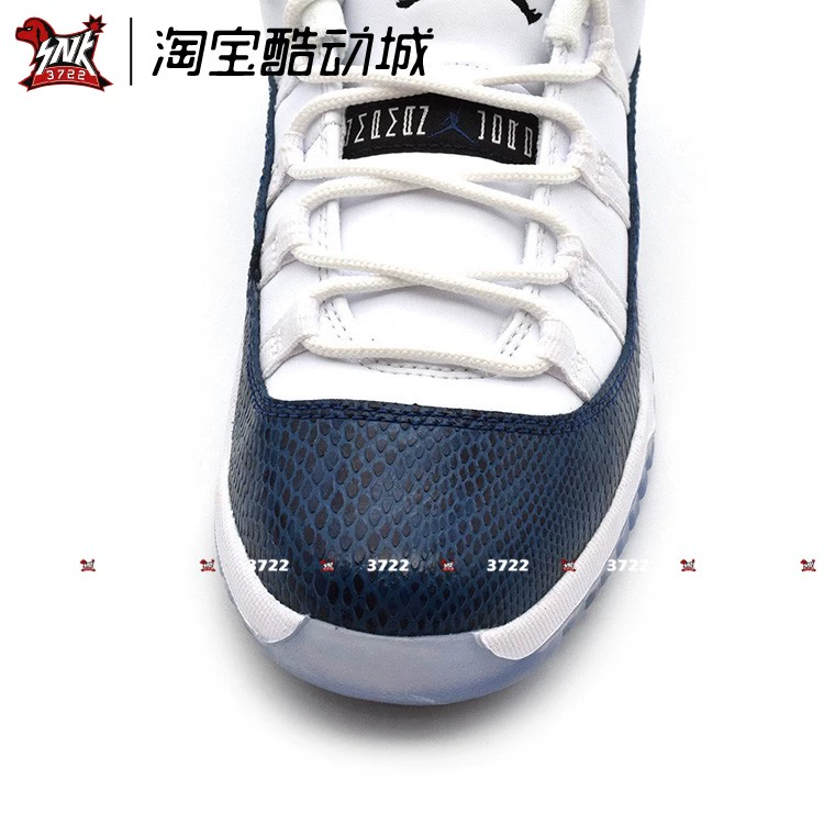 [SNK3722] AIR JORDAN 11 RETRO Giày rắn màu xanh thấp CD6848-102 - Giày dép trẻ em / Giầy trẻ