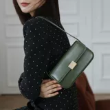 Кожаная сумка подмышку, сумка на одно плечо, коллекция 2023, из натуральной кожи