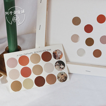 Agan grocery store) color matching dot stickers on self-made paintings