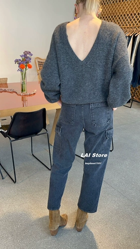 Скидка 40 % [Onemic Spot] Ограниченное Sessun French Pocket Pocket Jeans Dr Cargo
