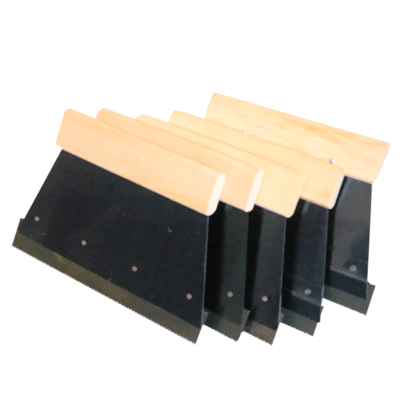 PVC floor serrated scraper glue scraper wolf's tooth steel tooth scraper waterborne rubber scraper floor leather scraper water scraper