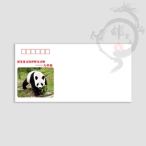 Giant panda 140g DL thick art seal philatelic envelope actual mail envelope