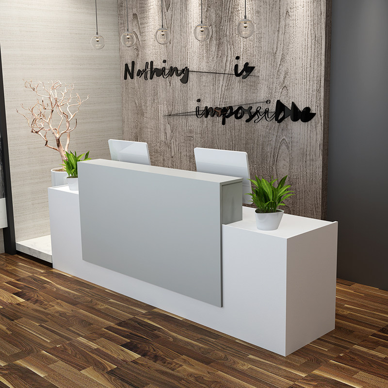 Front Desk Company Information Desk Welcome Desk Reception Desk Panel Fashion Cashier Counter Bar Counter Front Desk and Chair