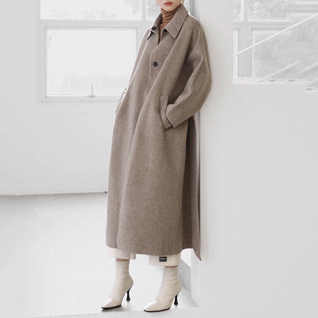 Original 1000+ clear 199 100% wool wool autumn and winter coat suit style Korean style fashion commuter wool coat