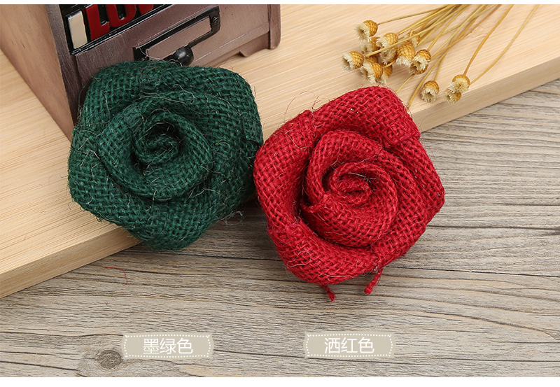DIY handmade vải bố hoa hồng Sen chủ đề trang trí đám cưới hoa Châu Âu mục vụ sáng tạo phù hợp với đồ trang trí - Trang trí nội thất các đồ trang trí nhà bếp