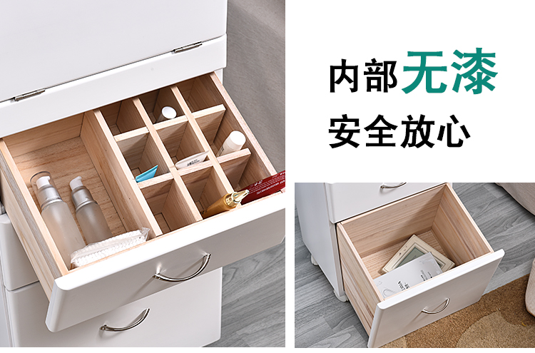 Phòng ngủ phụ nữ bàn trang điểm đơn giản hiện đại bàn trang điểm lật nắp Hàn Quốc đơn giản với bàn trang điểm gương - Gương gương decor treo tường