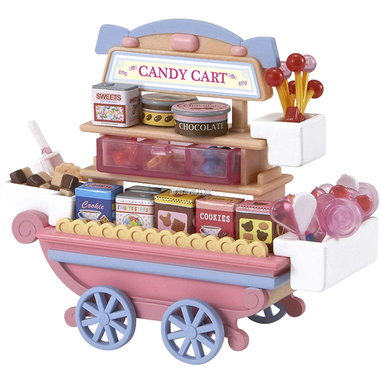 Детский игровой набор 鑻卞浗 sylvanian families   妫灄瀹舵棌  绯栨灉鎺ㄨ溅5053