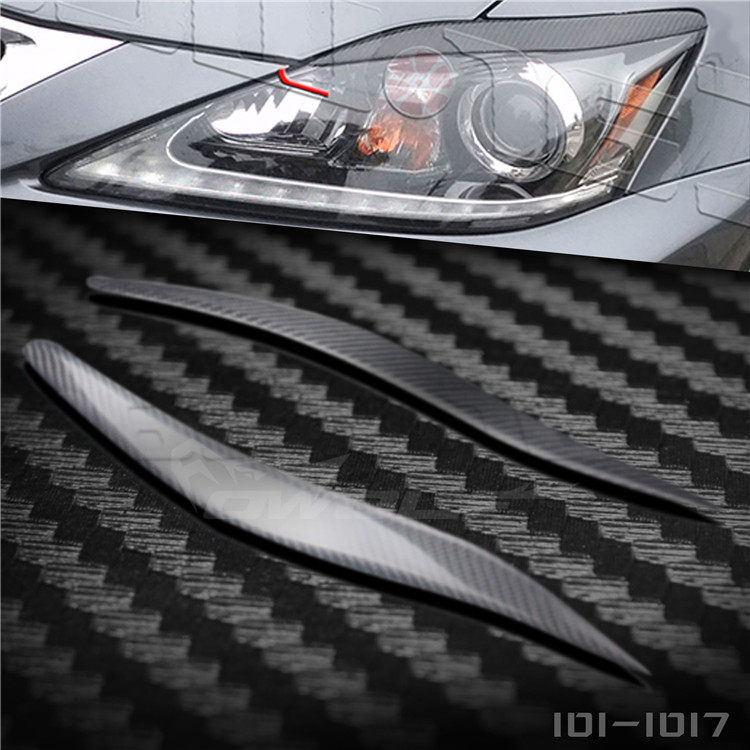 Suitable for lexus IS250 IS300 modified carbon fiber headlamp brow one-to-one price 06-12