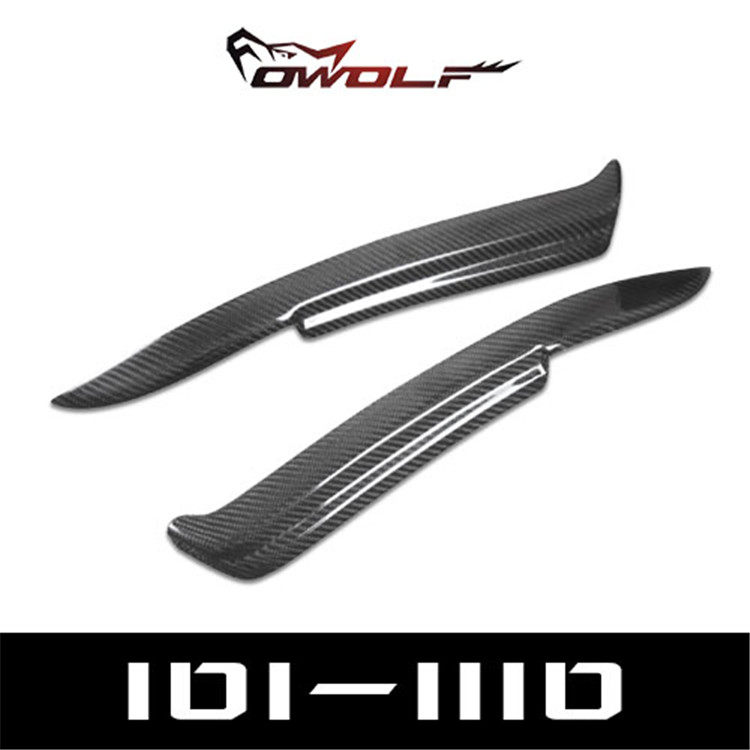 Audi Audi A4 S4 Carbon fiber lamp brow eyebrow headlights eyebrow headlights Decorative Brow 96 to 01 models-Taobao