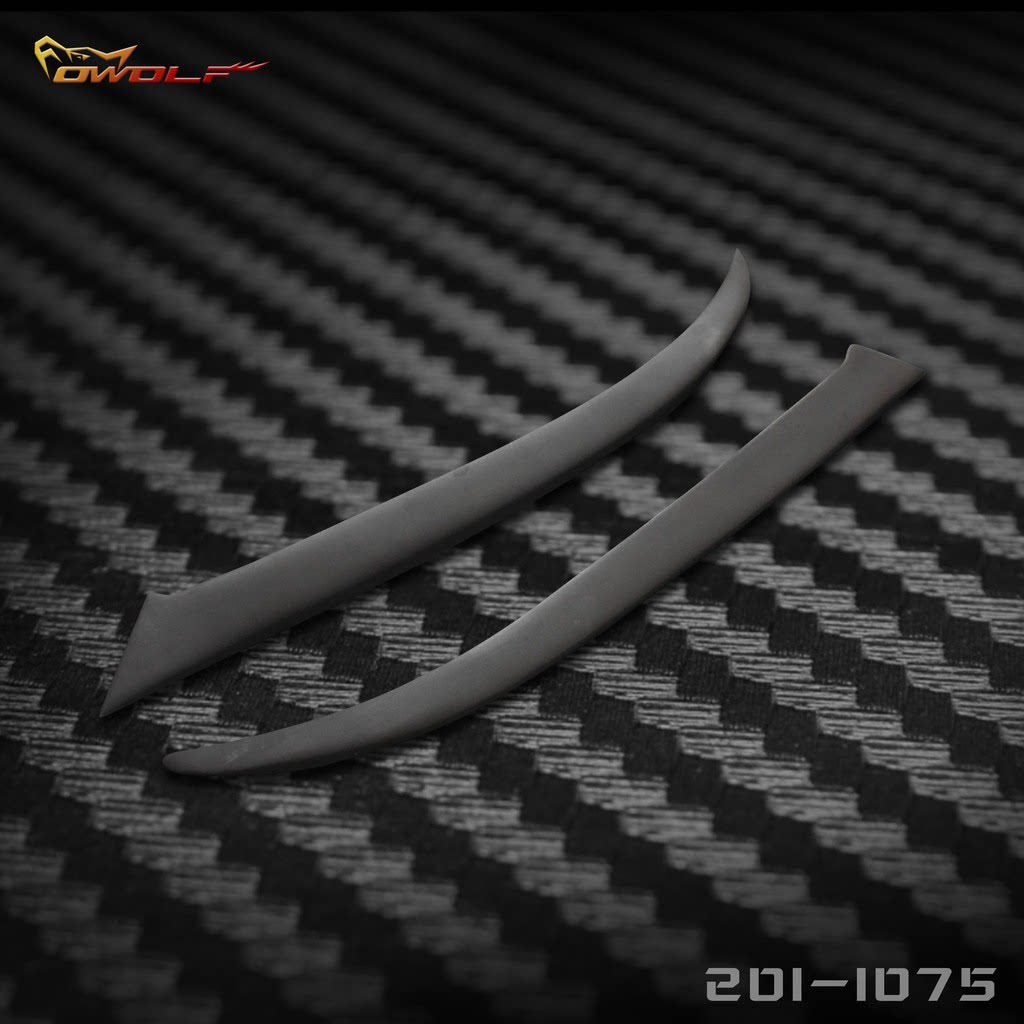 05-08 Fox resin light eyebrow FRP light eyebrow with a pair of back glued 3M glue-Taobao