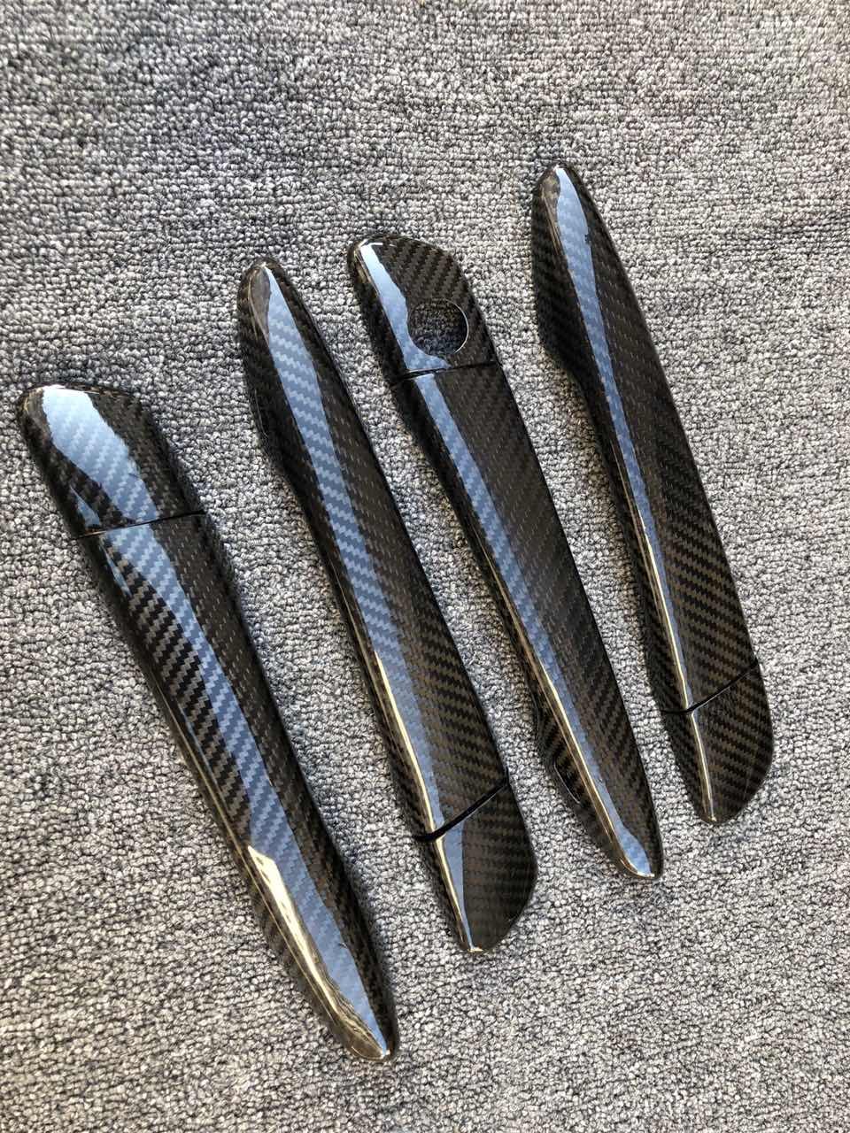 Suitable for Lexus ES GS is300h modified carbon fiber door handle door handle 12-18-Taobao