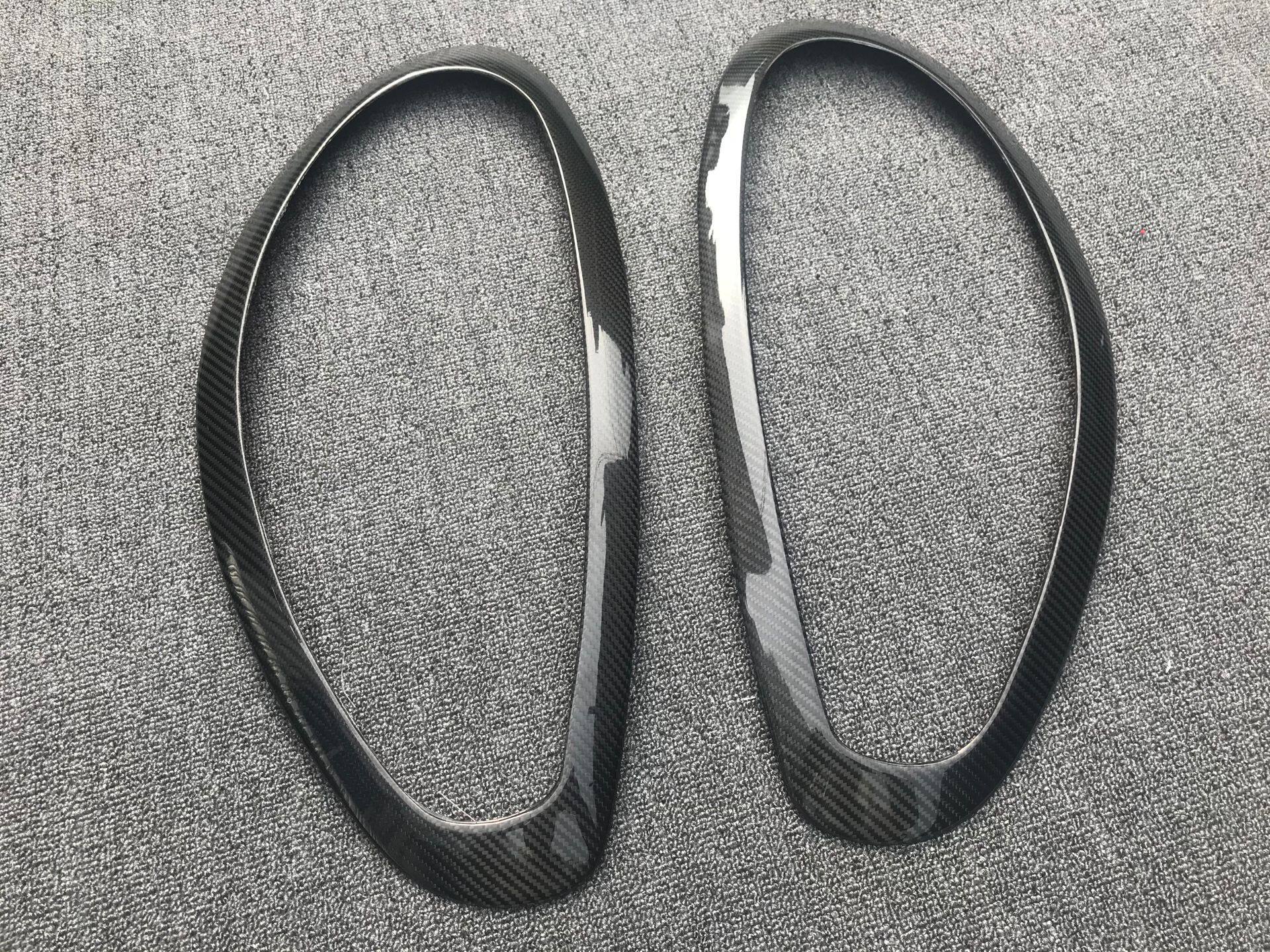 Porsche Panamera Paramela carbon fiber 970 light eyebrow lamp frame lampshade 14-16-Taobao