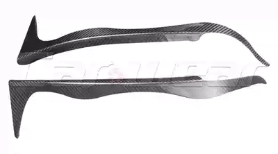 Mitsubishi Galant Galant Galan modified carbon fiber eyebrow 97-02 pair of living room lamp decoration stickers