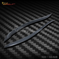 S15 Resin Lamp Eyebrow FRP Lamp Eyebrow Pair Pack Headlamp Decorative Sticker