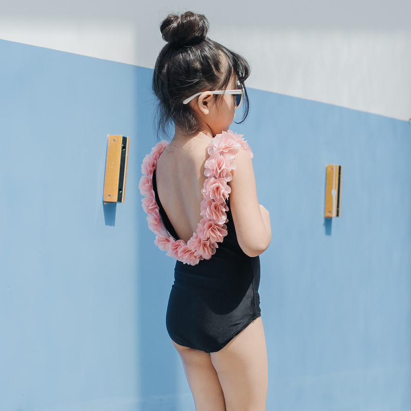 2017 cô gái một mảnh áo tắm mới của Hàn Quốc hoa trong cậu bé lớn sexy công chúa sinh viên mặc bikini cha mẹ và con