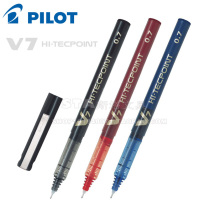Japan PILOT Baile BX-V7 straight type ball pen large capacity water pen 0 7 Red Blue and Black Signature Pen