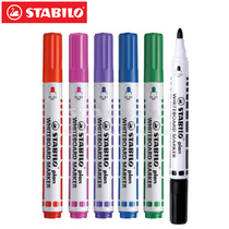  German Stabilo Sibile 6-color whiteboard pen 641 swan round head low odor large capacity whiteboard pen