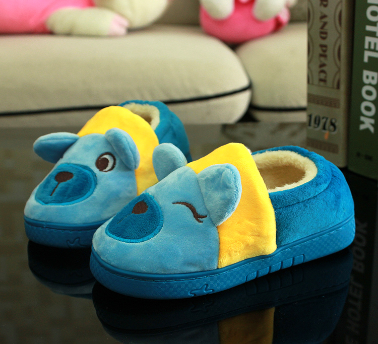 Chaussons enfants en suède pour hiver - semelle tendon - Ref 1006247 Image 11