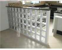 Crystal Hwa Glass Brick Flower Lattice Brick Glass Brick Partition Xuanguan Crystal Brick Partition Wall Background