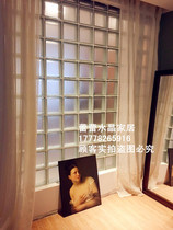 Hollow glass brick partition wall glass partition wall porch crystal glass brick toilet partition