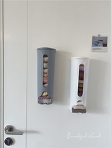 Clothing wall-mounted hanging socks home dormitory wardrobe artifact underwear storage rack storage box