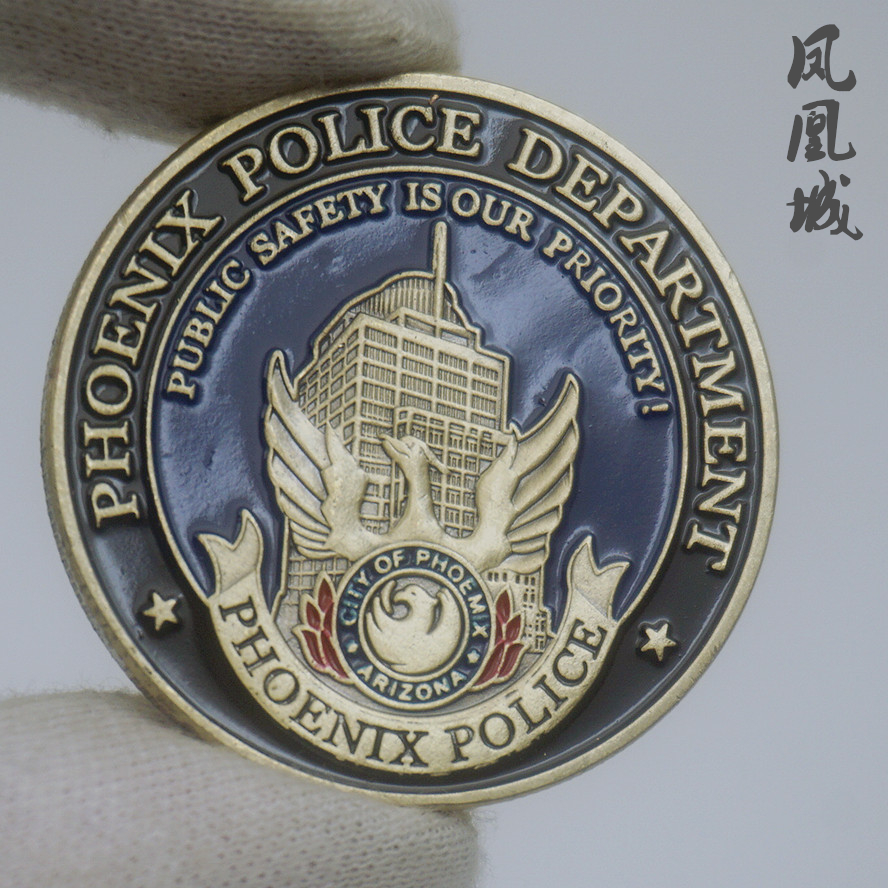 American City Memorial Coin Phoenix Coin Army Badge series Big Angel St Michel Memorial Coin
