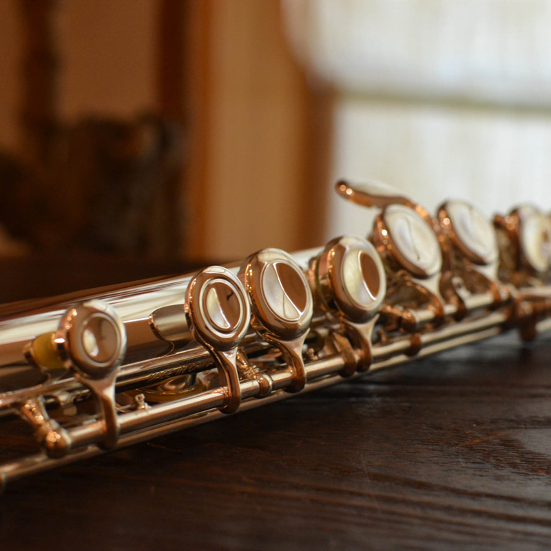 Jupiter/Jupiter Genuine Flute Jfl Series Flute Pure Silver Flute Open Hole Closed Hole Bass B Tail