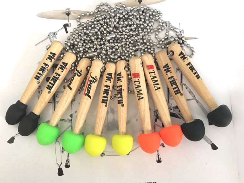 New Drum Stick Necklace Mini Drum Mallet Key Pendant Rack Subdrum Hammer Small Drum Stick Frame Subdrum Ornament Pendant-Taobao