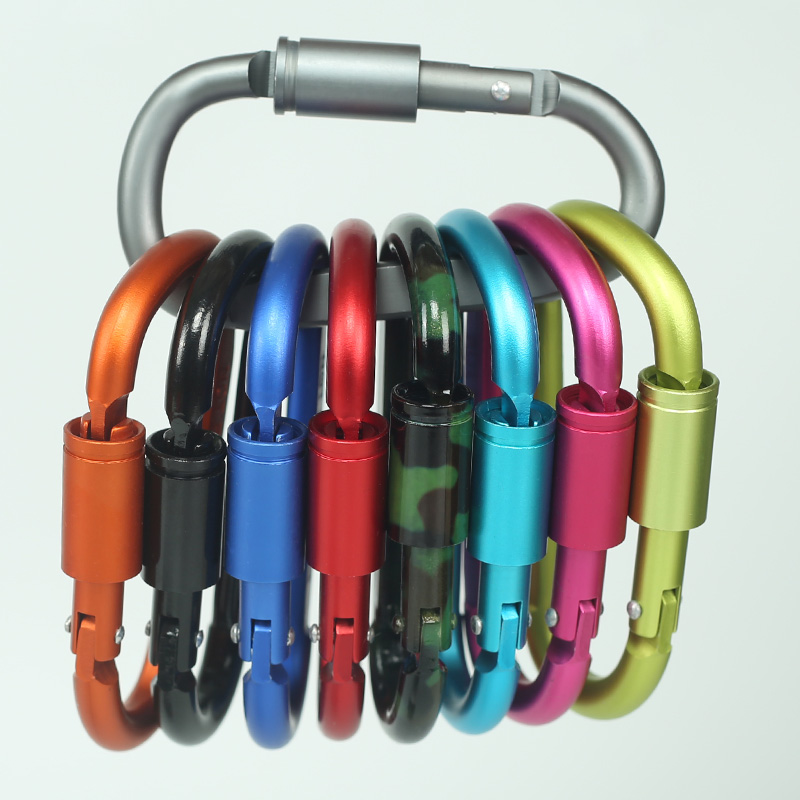 Mountaineering button D - function key button fast - hang 8M lock - button outdoor supplies travel mountaineering nonclimbing