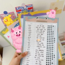 Little monster B5 student word paper ins word book cartoon stationery Net red cute learning note paper notebook