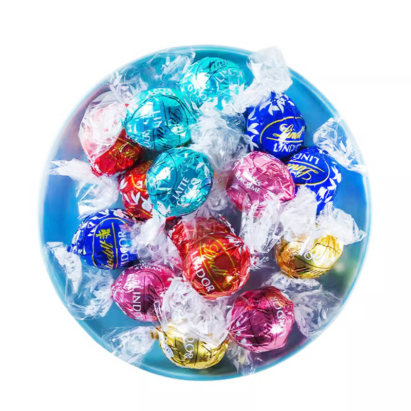 Lindt Chocolate Soft Balls Dark Chocolate Milk White Lindor Mixed Bulk High-End Halloween Candy