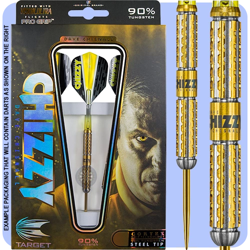 Target Tiger Dave Chisnall Chizzy Cortex Golden Titanium Tungsten Steel Dart Spot