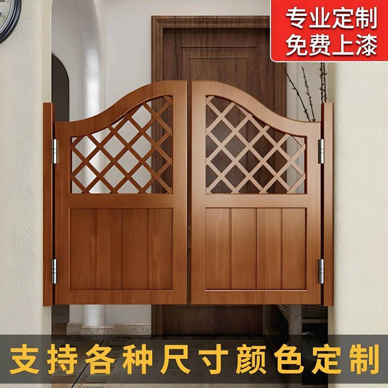 Mediterranean-Style Denim Partition Door, Bar Door, Small Door, Half-Height Door, Partition Fence Door, Bar Counter Door, Half-Door