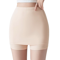Ice Silk Safety Pants Anti-exposure Womens 2024 New Summer Anti-Triangle Zone Seamless Large Size Skirt Bottoming Safety Pants