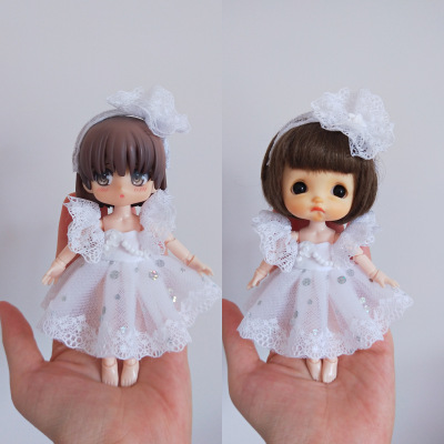 taobao agent OB11DDFBODY9YMY clay doll clothing wedding fairy princess Lolita skirt set