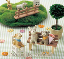 ZAKKA mini wooden chair wooden fence doll home decoration shooting props creative