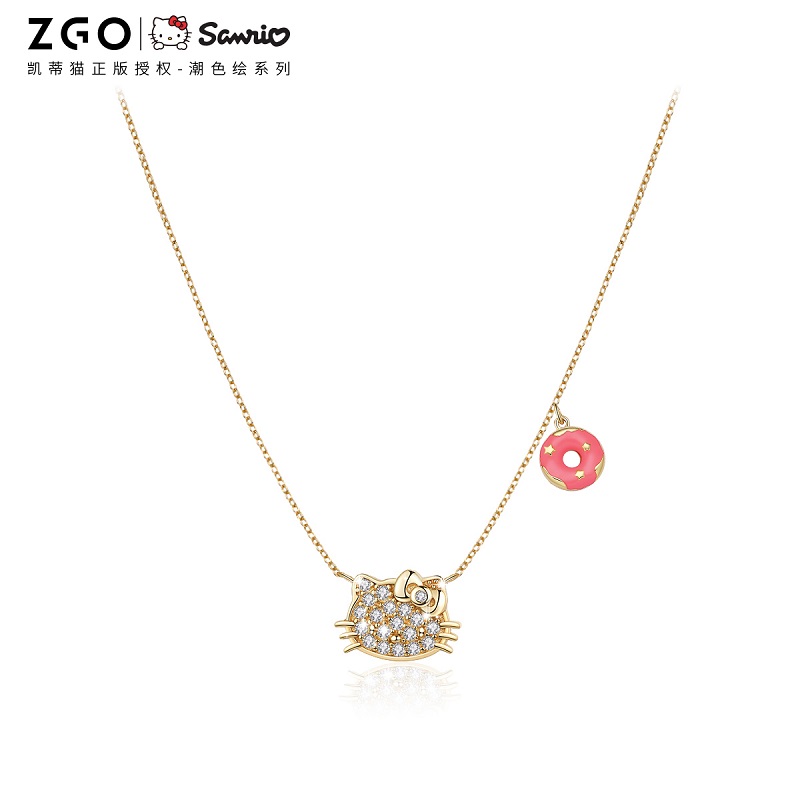 【38节礼物】三丽鸥HelloKitty纯银项链