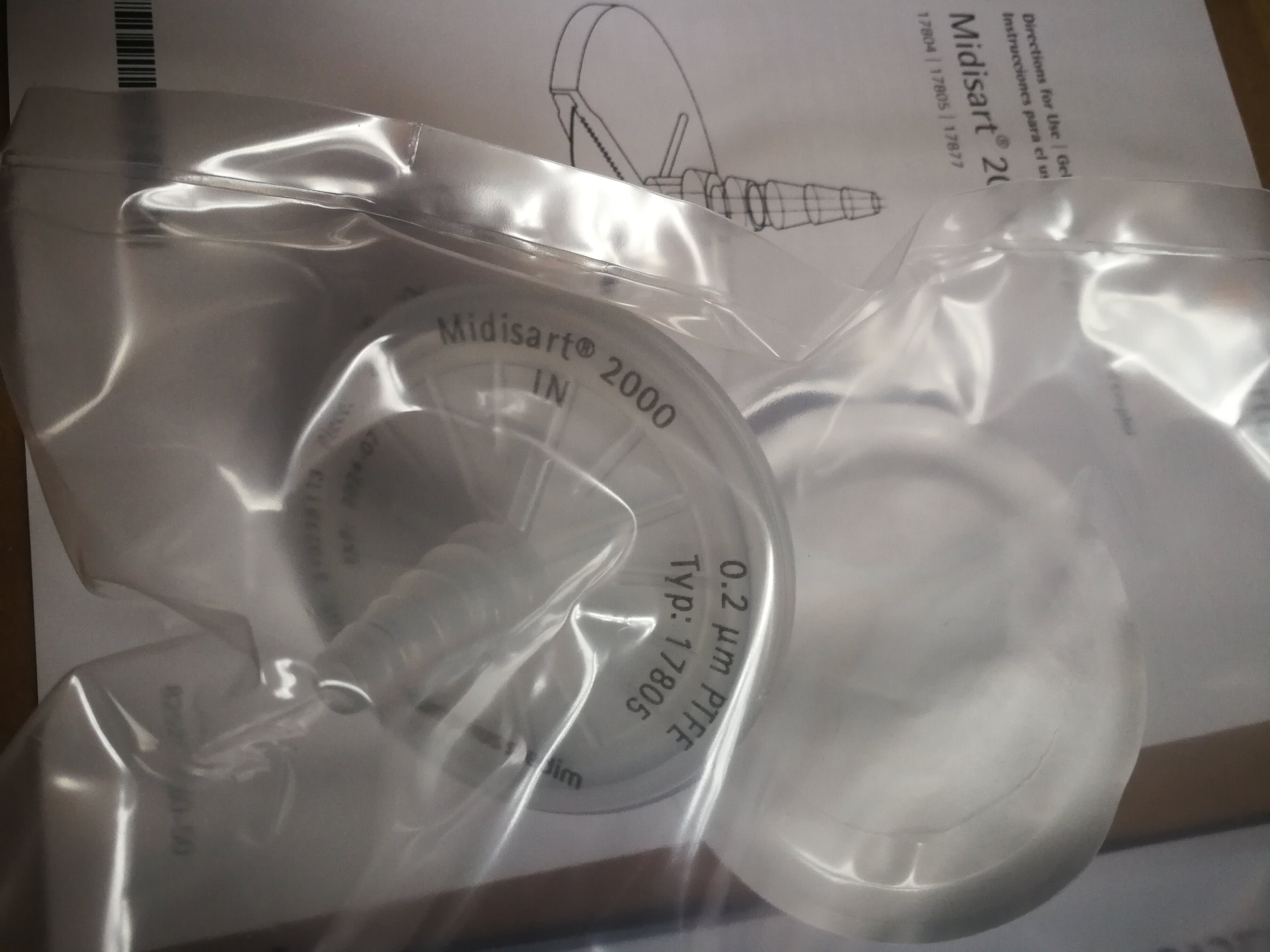 17805 RESISTANCE WATER FILTER 17805 FERMENTER CEMES FILTER SIDO MIDISAR 2000 