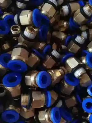 PC6-01 Quick-plug connector Pneumatic quick-plug connector 1 8-6 connector 6 mm Trachea quick-plug thread straight-through
