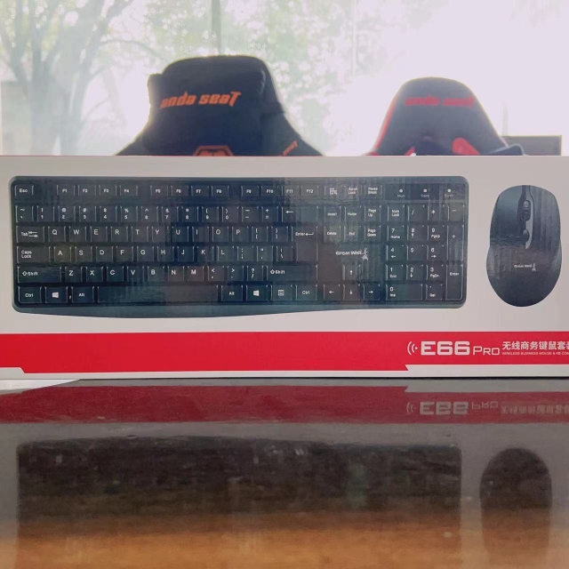 National Brand Great Wall E66PRO Wireless Key Mouse Suite 2 4G Notebook Desktop-Taobao