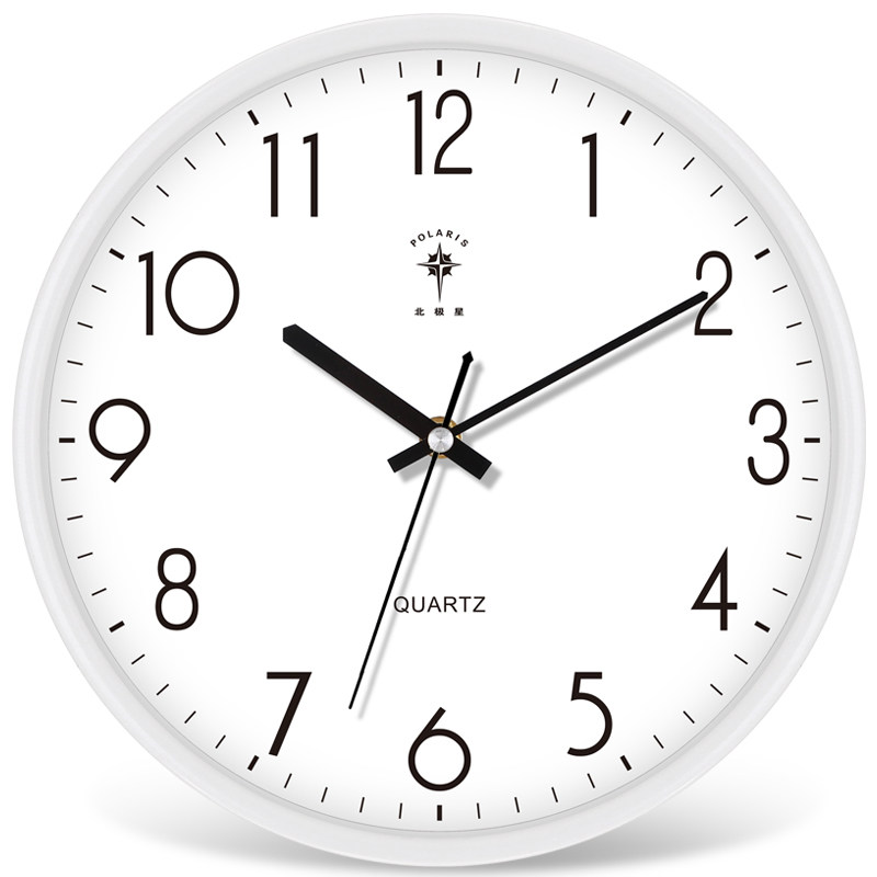 Polaris Clock Living Room Home Wall Clock Fashionable Modern Light Luxury Simple Round Electronic Clock Wall Hanging Clock