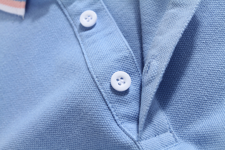 Đồng bộ mới 2019 hè nam áo thun ngắn tay cotton co giãn nam màu trơn áo thun ngắn tay R045 - Polo t shirt golf