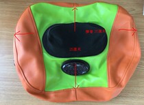 Leather cover massage pillow jacket skin accessories massage cushion cervical vertebra massager neck waist shoulder back lumbar spine