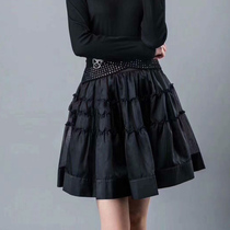 2021 new puffy pleated A-line skirt skirt