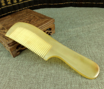  Natural scalper horn comb Anti-hair loss Neck head meridian scraping tendons massage comb